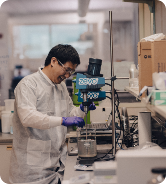 Zevo Scientist In a Lab Setting